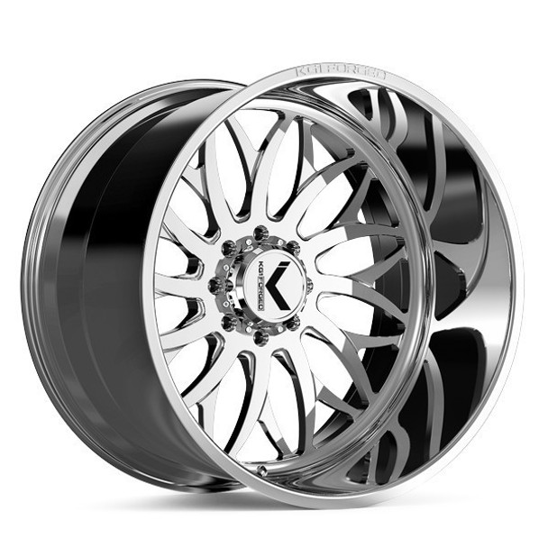 KG1 Forged Wheels Galactic KF022 Polished 22x14 -76mm Offset 5x127 (5x5) | Fits Jeep Wrangler 07-Present and Jeep Gladiator KG1 Forged Wheels Galactic KF022 Polished 22x14 -76mm Offset 5x127 (5x5) | Fits Jeep Wrangler 07-Present and Jeep Gladiator