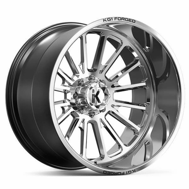 KG1 Forged Wheels Victor KC010 Polished 26x16 -101mm Offset 5x127 (5x5) | Fits Jeep Wrangler 07-Present and Jeep Gladiator KG1 Forged Wheels Victor KC010 Polished 26x16 -101mm Offset 5x127 (5x5) | Fits Jeep Wrangler 07-Present and Jeep Gladiator