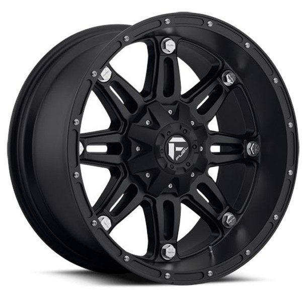Fuel Offroad Wheels Hostage D531 Matte Black 17x8.5 38mm Offset 5x110,5x127 (5x5) | Fits Jeep Wrangler 07-Present and Jeep Gladiator