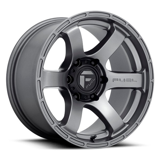 Fuel Offroad Wheels Rush D767 Matte Gun Metal 18x9 1mm Offset 5x127 (5x5) | Fits Jeep Wrangler 07-Present and Jeep Gladiator