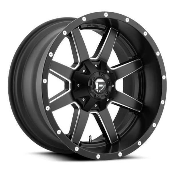 Fuel Offroad Wheels Maverick D538 Matte Black Milled 18x9 1mm Offset 8x180 Fuel Offroad Wheels Maverick D538 Matte Black Milled 18x9 1mm Offset 8x180