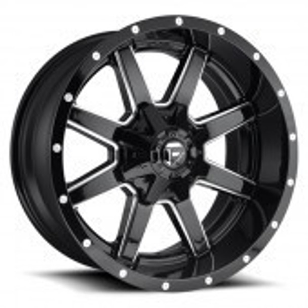 Fuel Offroad Wheels Maverick D610 Gloss Black Milled 18x9 20mm Offset 8x170 Fuel Offroad Wheels Maverick D610 Gloss Black Milled 18x9 20mm Offset 8x170