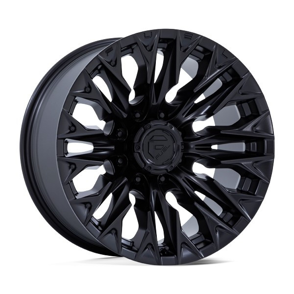 Fuel Offroad Wheels Flame 8 D804 Matte Black 20x9 1mm Offset 8x180