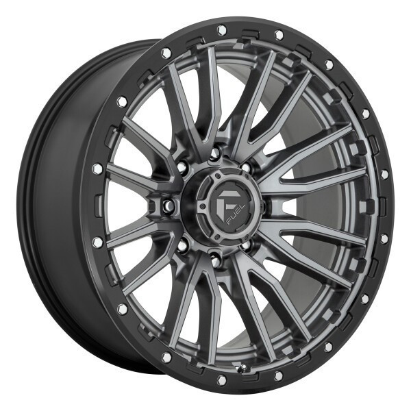 Fuel Offroad Wheels Rebel D680 Anthracite with Black Lip 20x9 1mm Offset 8x180