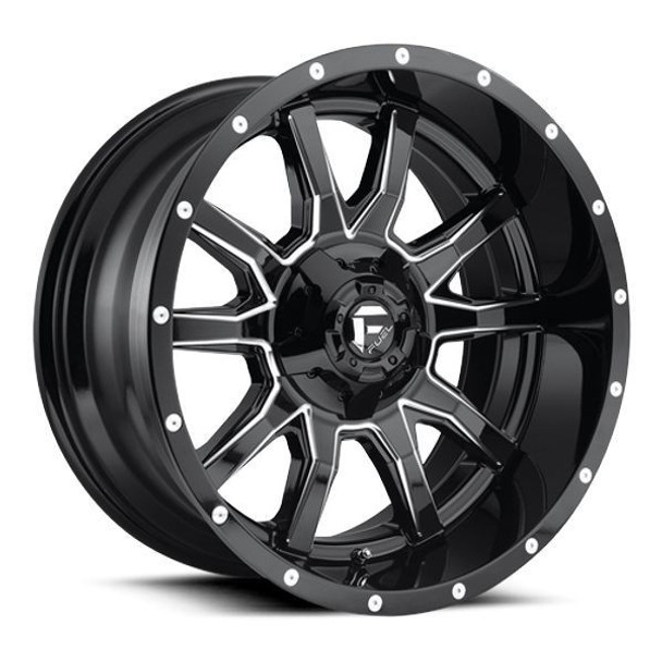 Fuel Offroad Wheels Vandal D627 Gloss Black Milled 20x9 1mm Offset 5x139.7 (5x5.5),5x150 Fuel Offroad Wheels Vandal D627 Gloss Black Milled 20x9 1mm Offset 5x139.7 (5x5.5),5x150