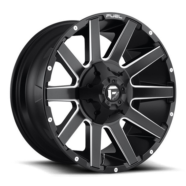 Fuel Offroad Wheels Contra D616 Matte Black Milled 22x10 -18mm Offset 8x170 Fuel Offroad Wheels Contra D616 Matte Black Milled 22x10 -18mm Offset 8x170