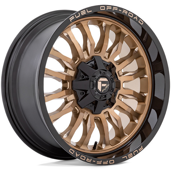 Fuel Offroad Wheels ARC D797 Platinum Bronze With Black Lip 20x10 -18mm Offset 8x165.1 (8x6.5)