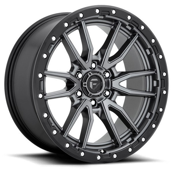 Fuel Offroad Wheels Rebel D680 Anthracite with Black Lip 22x10 -13mm Offset 6x135 Fuel Offroad Wheels Rebel D680 Anthracite with Black Lip 22x10 -13mm Offset 6x135