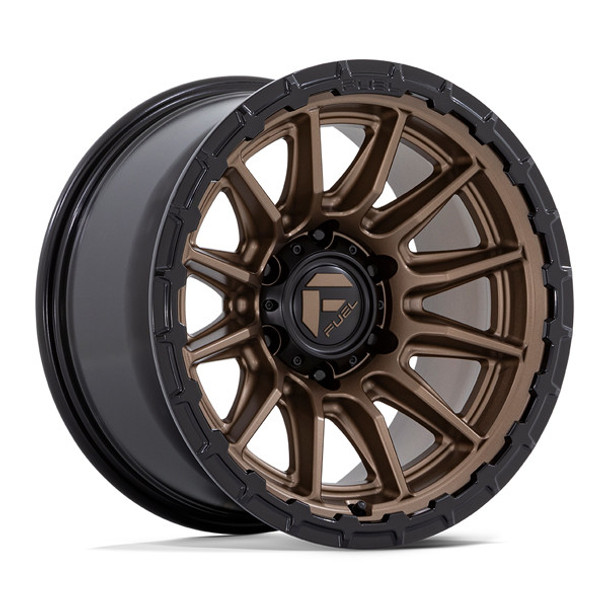 Fuel Offroad Wheels Piston FC866 Matte Bronze with Gloss Black Lip 22x10 -18mm Offset 5x127 (5x5) | Fits Jeep Wrangler 07-Present and Jeep Gladiator Fuel Offroad Wheels Piston FC866 Matte Bronze with Gloss Black Lip 22x10 -18mm Offset 5x127 (5x5) | Fits Jeep Wrangler 07-Present and Jeep Gladiator