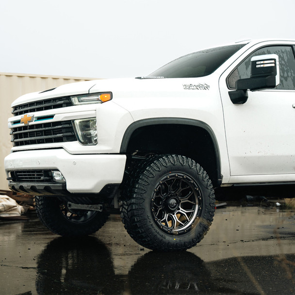 Fuel Offroad Wheels Surge FC881 Gloss Black Machined with Gray Tint 17x9 -12mm Offset 5x127 (5x5) | Fits Jeep Wrangler 07-Present and Jeep Gladiator