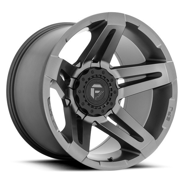 Fuel Offroad Wheels SFJ D764 Matte Gun Metal 20x9 1mm Offset 5x127 (5x5),5x139.7 (5x5.5) | Fits Jeep Wrangler 07-Present and Jeep Gladiator