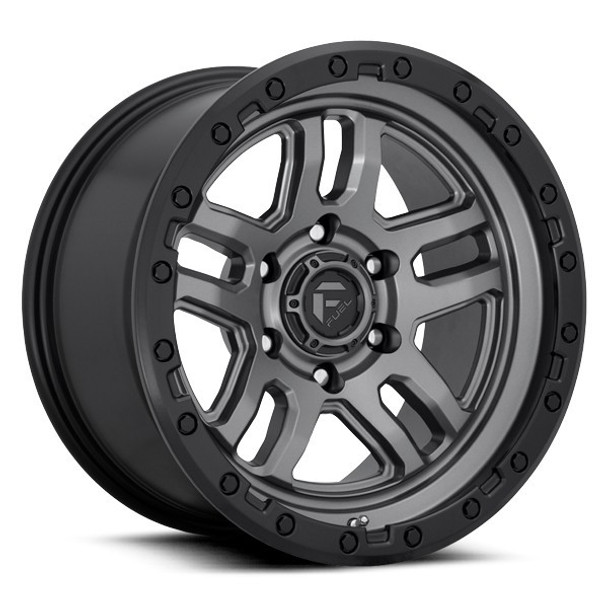 Fuel Offroad Wheels Ammo D701 Matte Gun Metal with Black Bead Ring 20x9 20mm Offset 6x135 Fuel Offroad Wheels Ammo D701 Matte Gun Metal with Black Bead Ring 20x9 20mm Offset 6x135