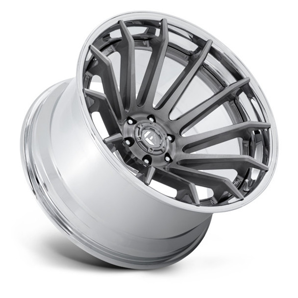 Fuel Offroad Wheels Burn FC403 Platinum With Chrome Lip 24x12 -44mm Offset 6x135 Fuel Offroad Wheels Burn FC403 Platinum With Chrome Lip 24x12 -44mm Offset 6x135