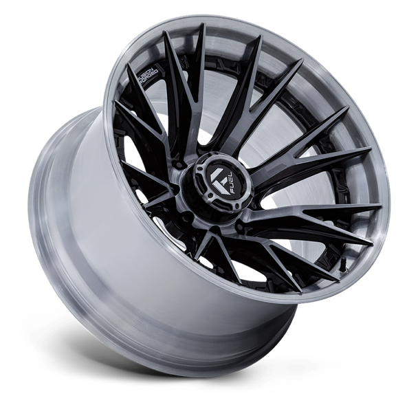 Fuel Offroad Wheels Catalyst FC402 Gloss Black With Gray Tint 24x12 -44mm Offset 8x170