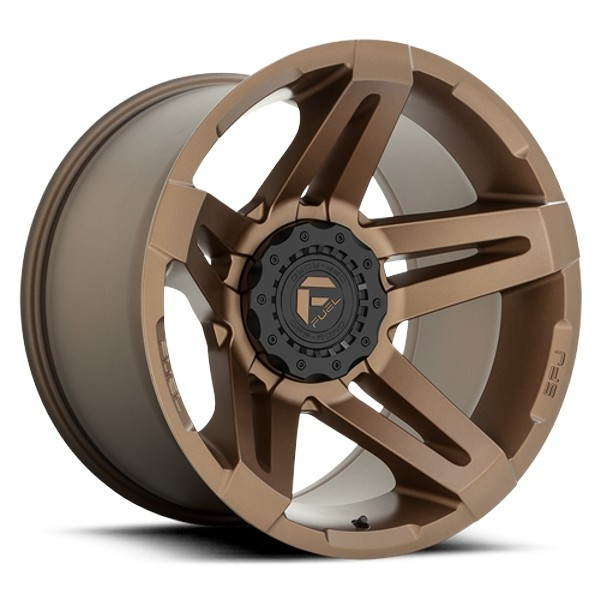 Fuel Offroad Wheels SFJ D765 Matte Bronze 22x14 -75mm Offset 5x127 (5x5),5x139.7 (5x5.5) | Fits Jeep Wrangler 07-Present and Jeep Gladiator