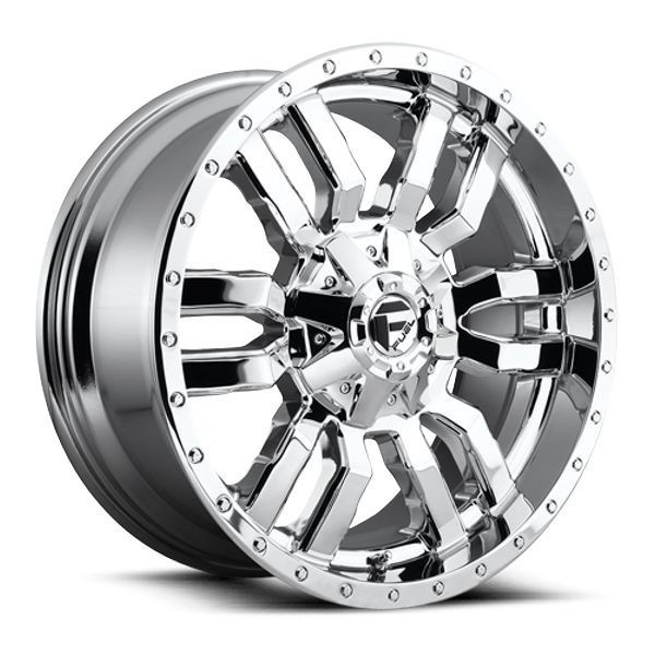 Fuel Offroad Wheels Sledge D631 Chrome 20x9 1mm Offset 8x180