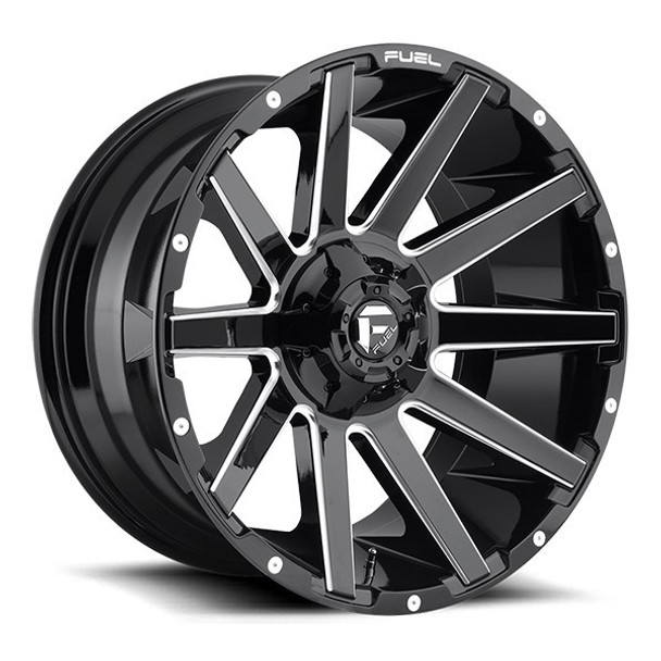 Fuel Offroad Wheels Contra D615 Gloss Black Milled 20x10 -18mm Offset 8x180 Fuel Offroad Wheels Contra D615 Gloss Black Milled 20x10 -18mm Offset 8x180
