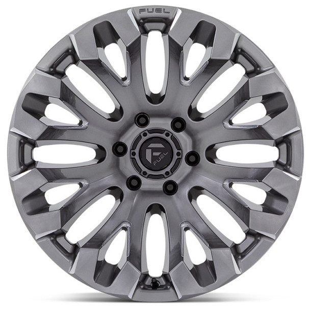 Fuel Offroad Wheels Quake D830 Platinum 20x10 -18mm Offset 8x165.1 (8x6.5)