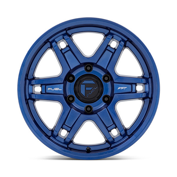 Fuel Offroad Wheels Slayer D839 Dark Blue 17x8.5 1mm Offset 5x127 (5x5) | Fits Jeep Wrangler 07-Present and Jeep Gladiator