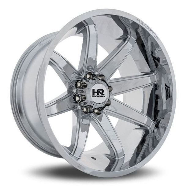 Hardrock Offroad Wheels H502 Chrome 22x12 -44mm Offset 5x127 (5x5) | Fits Jeep Wrangler 07-Present and Jeep Gladiator Hardrock Offroad Wheels H502 Chrome 22x12 -44mm Offset 5x127 (5x5) | Fits Jeep Wrangler 07-Present and Jeep Gladiator