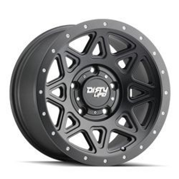 DirtyLife Wheels Theory 9305 Matte Black 18x9 0mm Offset 5x127 (5x5) | Fits Jeep Wrangler 07-Present and Jeep Gladiator DirtyLife Wheels Theory 9305 Matte Black 18x9 0mm Offset 5x127 (5x5) | Fits Jeep Wrangler 07-Present and Jeep Gladiator