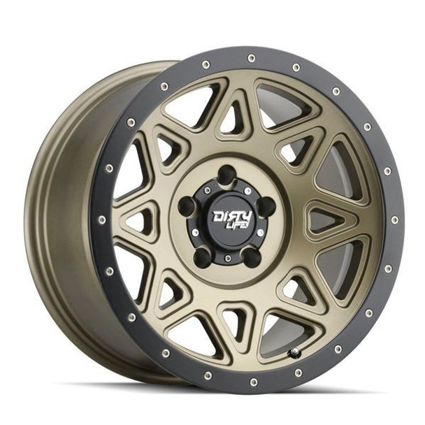 DirtyLife Wheels Theory 9305 Matte Gold w/ Matte Black Lip 20x9 0mm Offset 5x127 (5x5) | Fits Jeep Wrangler 07-Present and Jeep Gladiator DirtyLife Wheels Theory 9305 Matte Gold w/ Matte Black Lip 20x9 0mm Offset 5x127 (5x5) | Fits Jeep Wrangler 07-Present and Jeep Gladiator