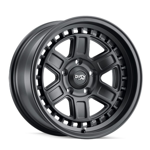 DirtyLife Wheels Cage 9308 Matte Black 17x8.5 -6mm Offset 6x135