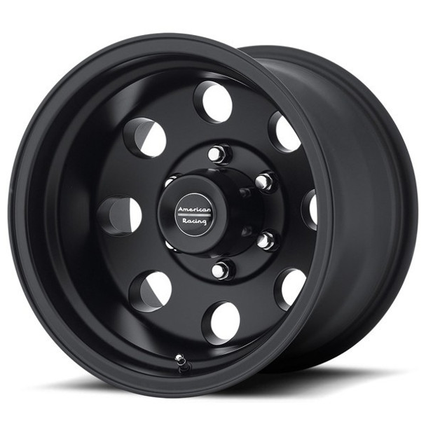 American Racing Wheels Baja AR172 Satin Black 16x8 0mm Offset 5x114.3 (5x4.5)