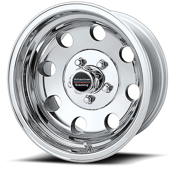 American Racing Wheels Baja AR172 Polished 15x8 -19mm Offset 5x120.7 (5x4.75)