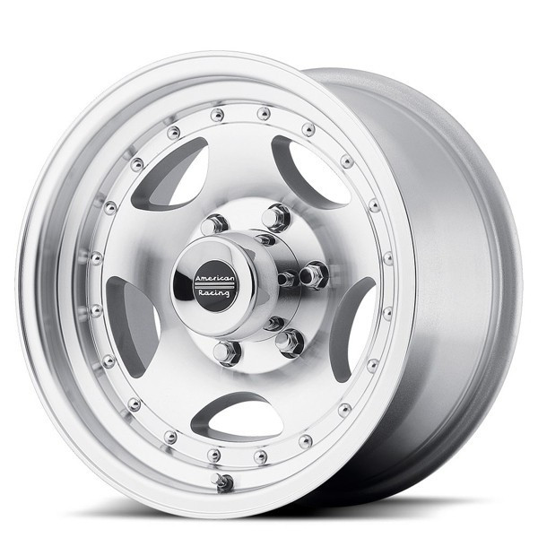 American Racing Wheels AR23 Machined 15x7 -6mm Offset 5x120.7 (5x4.75)