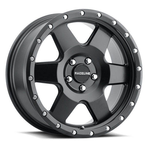 Raceline Wheels Boost 946B Satin Black 18x8 35mm Offset 5x127 (5x5)| Fits Jeep Wrangler 07-Up and Jeep Gladiator Raceline Wheels Boost 946B Satin Black 18x8 35mm Offset 5x127 (5x5)| Fits Jeep Wrangler 07-Up and Jeep Gladiator
