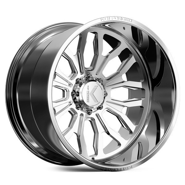 KG1 Forged Wheels Heathen KC017 Polished 24x14 -76mm Offset 5x127 (5x5)| Fits Jeep Wrangler 07-Up and Jeep Gladiator