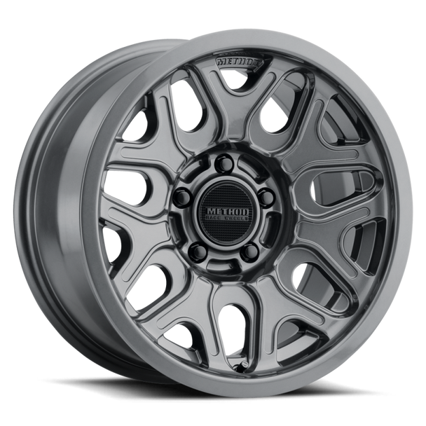 Method MR322 / 20x10 / 8x180 BP / -18ET / 4.76in BS / 130.81mm CB - Gloss Titanium Wheel