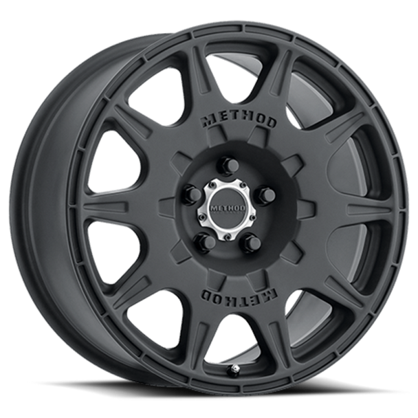 Method MR502 RALLY 17x8 +38mm Offset 5x108 63.4mm CB Matte Black Wheel
