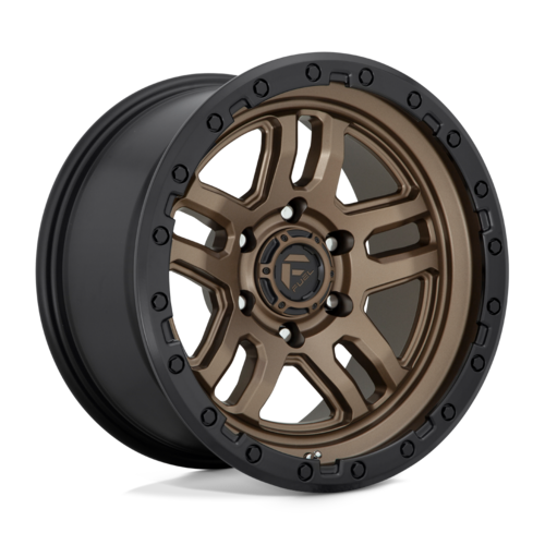 Fuel Offroad Wheels Ammo D702 Matte Bronze with Black Bead Ring 20x9 20mm Offset 6x139.7 (6x5.5)