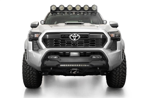 Addictive Desert Designs2024+ Toyota Tacoma Stealth Center Mount Winch Front Bumper w/ Top Hoop