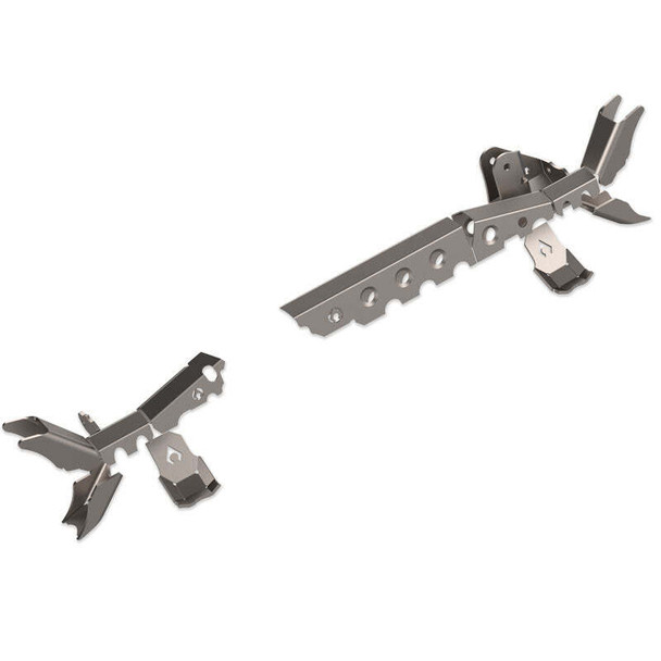 Artec Industries 07-18 Jeep Wrangler JK Apex Front Axle Armor Kit D44 - Raised Tracbar