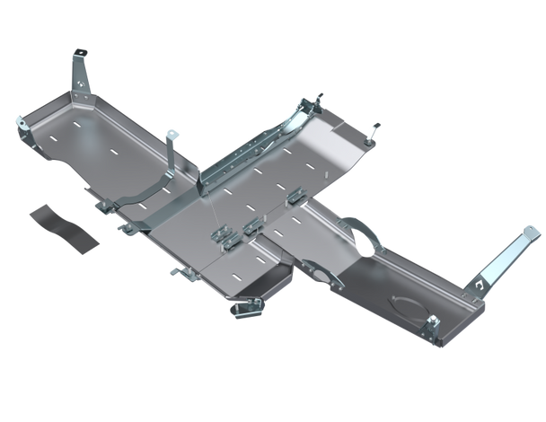 Artec Industries 21-25 Jeep Wrangler JL Sahara Jl Full Bellypan w/ Oil Door - 2 Door 3.6L Alum