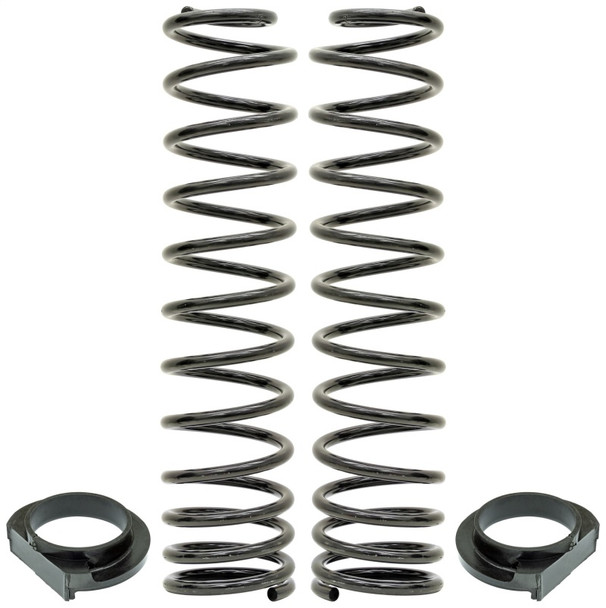 RockJock JL Front Coil Springs 4in Lift w/ Urethane Isolators Pair