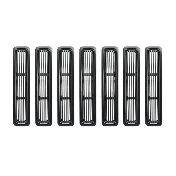 Rugged Ridge Billet Grille Inserts Black 97-06 Jeep Wrangler