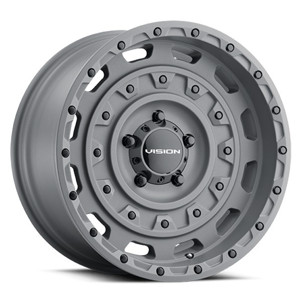 Vision 403 - 17x10 - 8x165.1 BP - -25mm Offset - Gunmetal Wheel