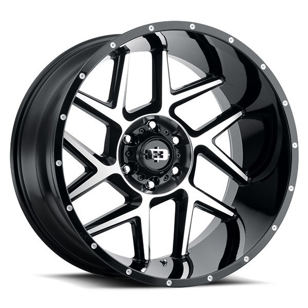 Vision 360 - 20x9 - 6x139.7 BP - 0mm Offset - Black Wheel