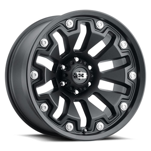 Vision 362 - 18x9 - 5x127 BP - 12mm Offset - Black Wheel