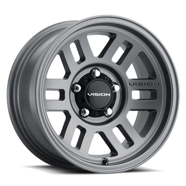 Vision 355 - 15x7.5 - 5x114.3 BP - -12mm Offset - Gunmetal Wheel