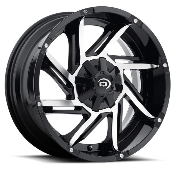 Vision 422 - 17x9 - 8x165.1 BP - 12mm Offset - Black Wheel