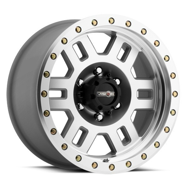Vision 398 - 18x9 - 6x139.7 BP - 0mm Offset - Silver Wheel