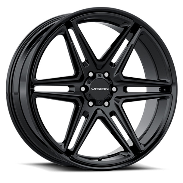 Vision 476 - 22x9.5 - 6x139.7 BP - 30mm Offset - Black Wheel