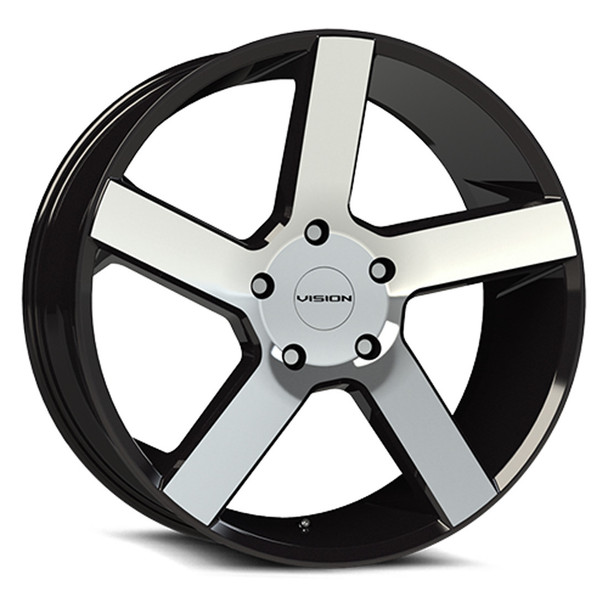 Vision 472V - 22x9.5 - 6x139.7 BP - 30mm Offset - Black Wheel