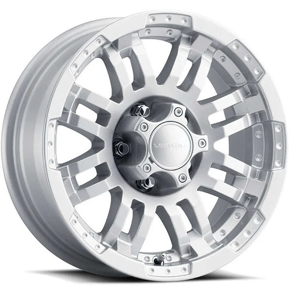 Vision 375 - 17x8.5 - 8x165.1 BP - 18mm Offset - Silver Wheel