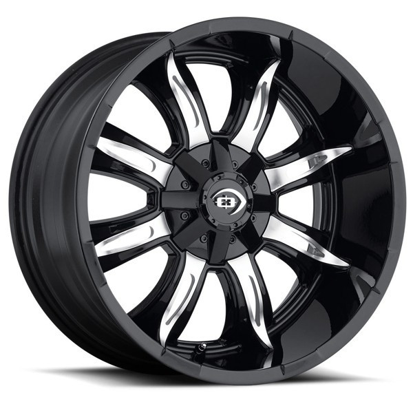 Vision 423 - 17x9 - 5x139.7 BP - 12mm Offset - Black Wheel